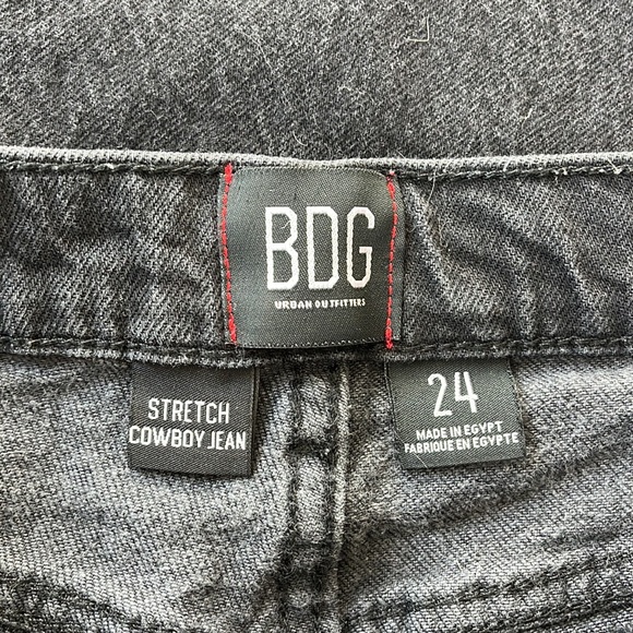 Black Wash BDG Cowboy Stretch Straight Leg Jean - Picture 2 of 4